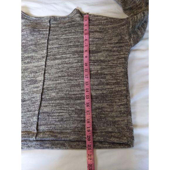 MAMA B Italian Brown Textured Knit Sweater Size S Women Oversized Cozy Lagenlook - Picture 9 of 9